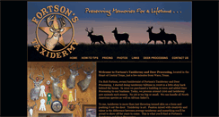 Desktop Screenshot of fortsonstaxidermy.com